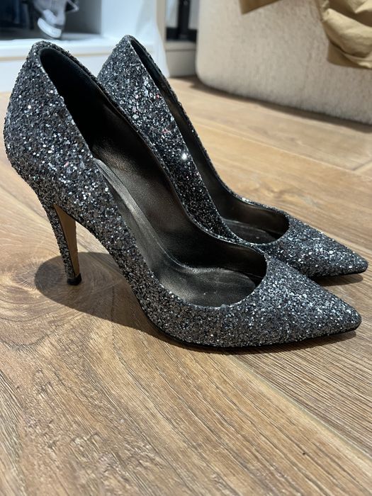 Pantofi imbracati in glitter, 37, MARTIN CLAY