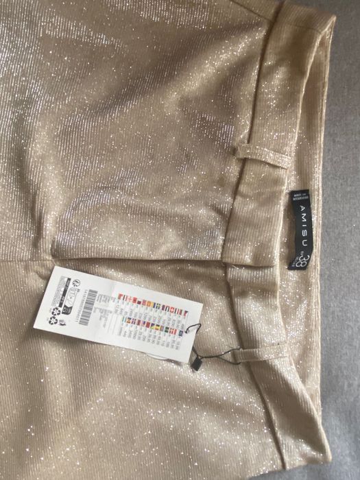 Лъскав парти панталон