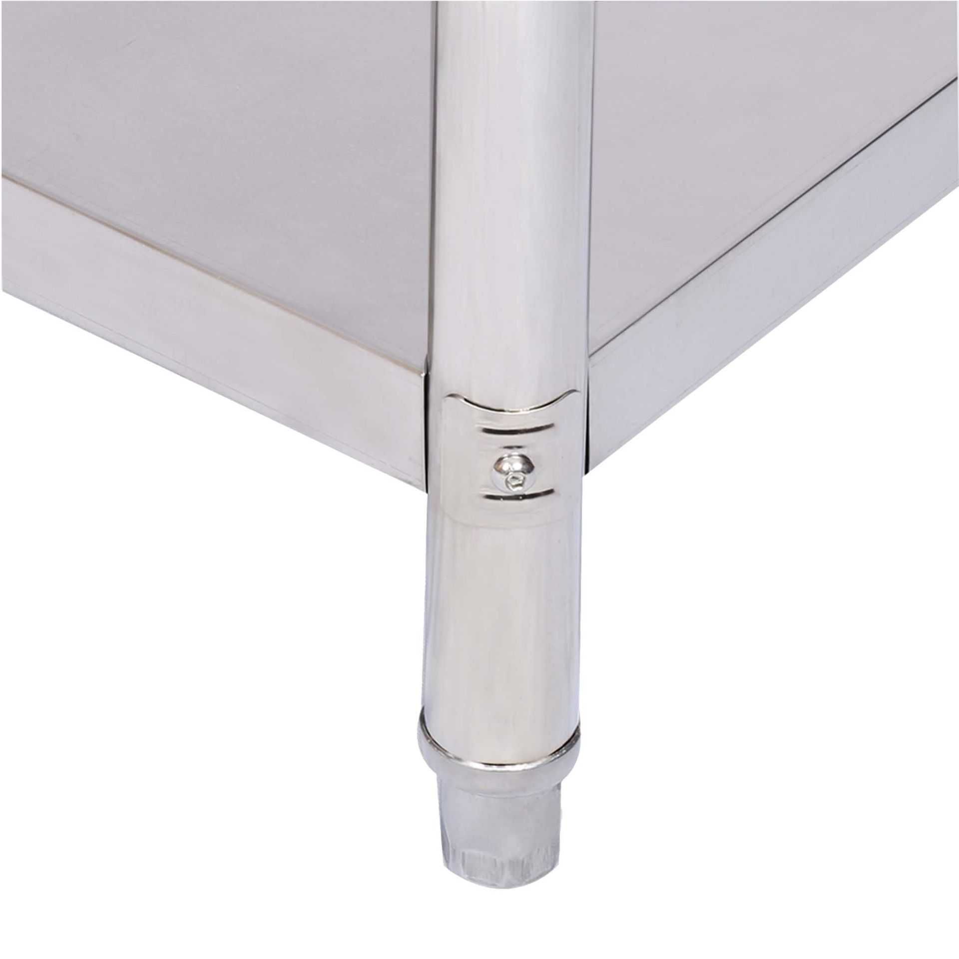 Masa inox 90-120-140-160-180-200cm cu polita SUPER CALITATE mese noi
