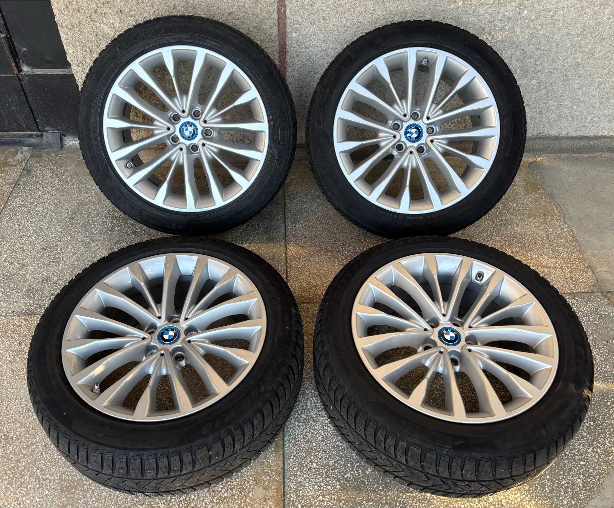 Roti Jante Aliaj BMW G30 G31 5x112 Cauciucuri 245 45 R18 W-Spoke 632