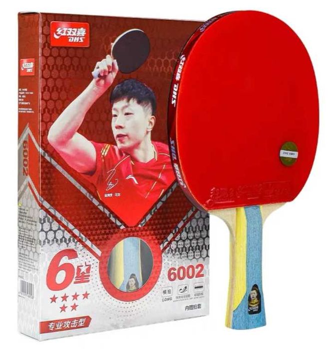 Ракетка для настольного тенниса DHS 6002 с чехлом
