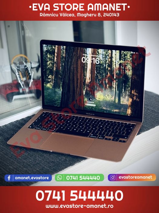 Laptop 13” Apple MacBook Air Gold A2337 M1 Chip 256GB 8GB RAM Touch ID