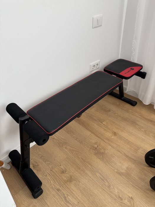 Aparate fitness, banca abdomene, gantere