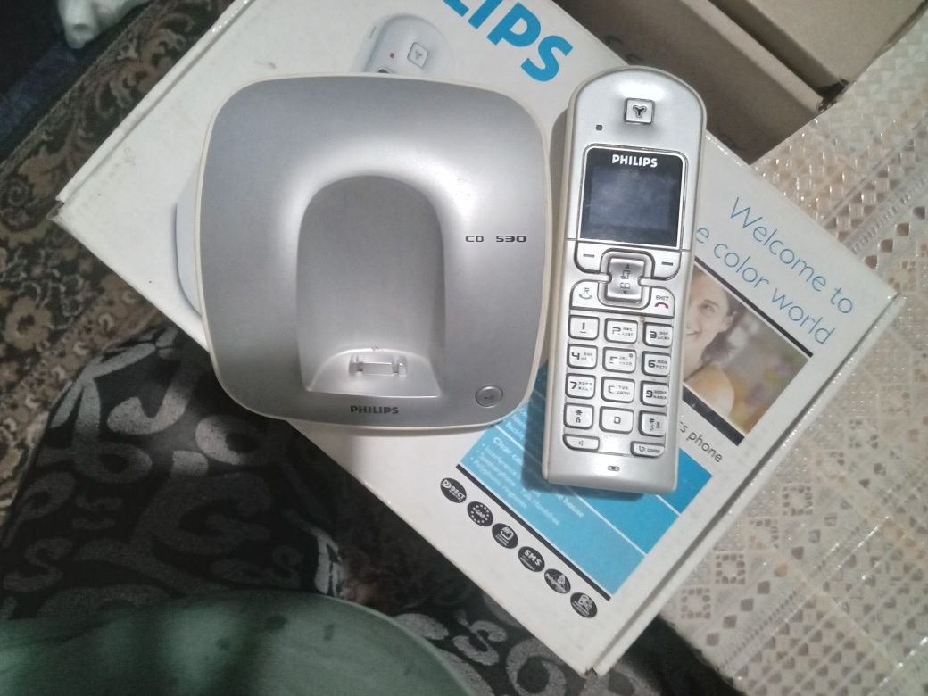 Продам радиотелефон  Philips б/у в хорошем  состоянии