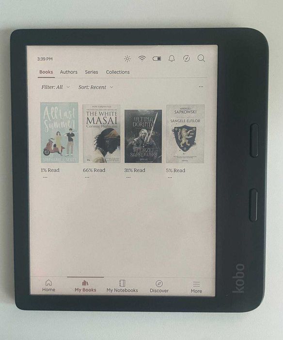 Kobo Libra Colour ca nou cu Kobo Stylus 2, husa si folie incluse