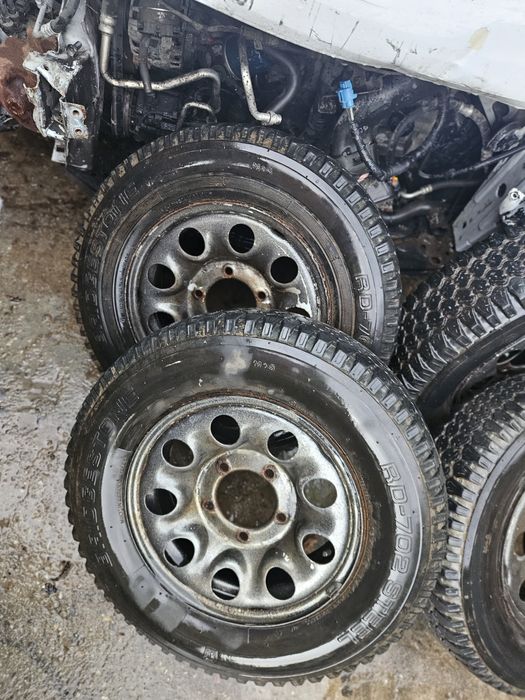 Set de 4 roți suzuki 195R15 adica jante+anvelope vitara samurai feroza