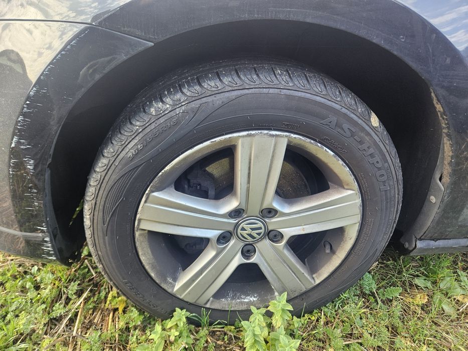 Jante aliaj 5x112 cu anvelope de vara 205/55 R16