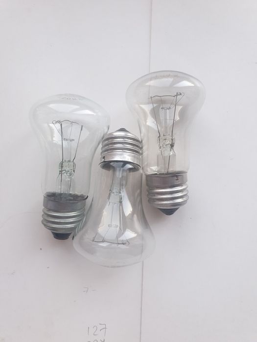 Лампочки 60 Вт, 100 Вт.