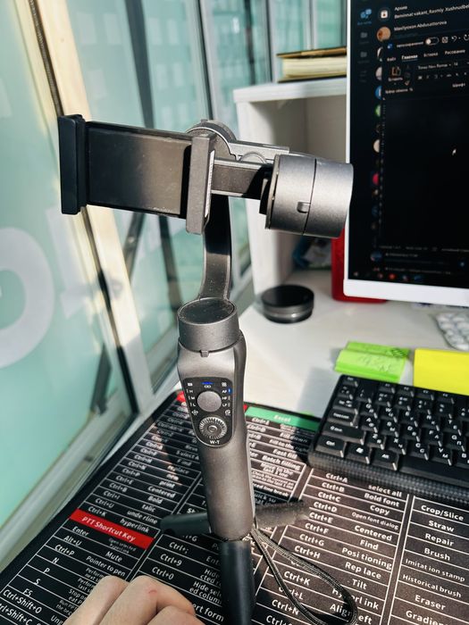 Foto va video uchun stablizator. Mobilograflar uchun