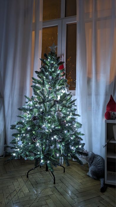 Instalatie Craciun PEPCO 300 LED – Alb Rece, Interior/Exterior