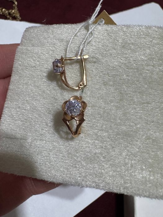 Золотые серьги детские