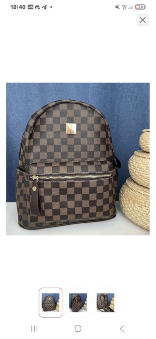 Рюкзак маленкий материал кожа заменитель