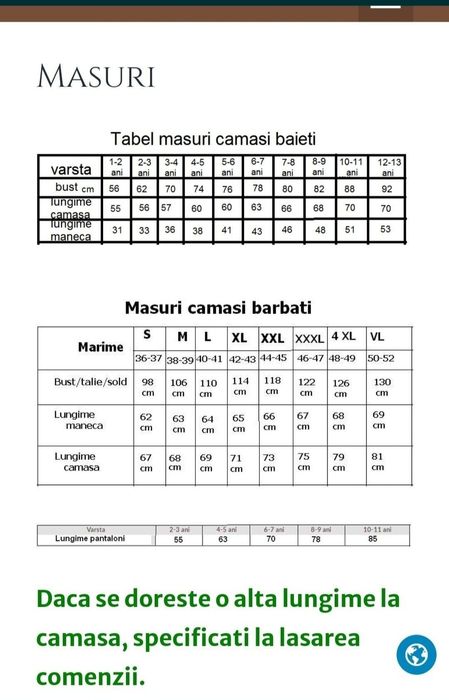 Costum popular pentru băieți