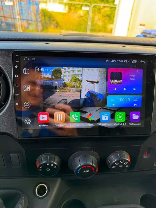 Navigatie Android Renault Master Opel Movano Nissan NV400 - CarPlay