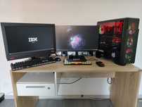 PC Gaming AMD Ryzen 7, GPU AMD Vega 64 + Monitor, tastatură, mouse