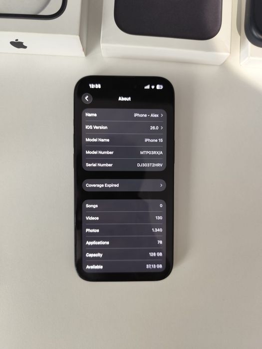 Iphone 15 in garantie