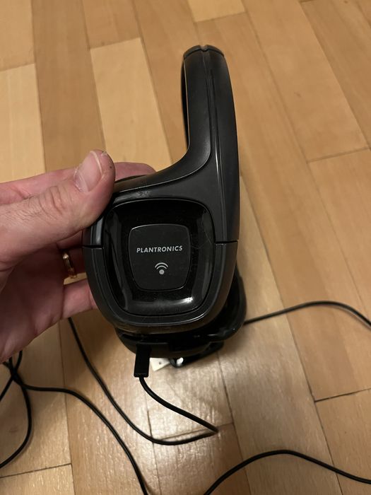 Casti Plantronics audio 655 DSP cu microfon