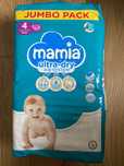 Scutece MAMIA - nr 4 ( 84bucati, sau 4+ ( 78bucati) jumbo pack NOI
