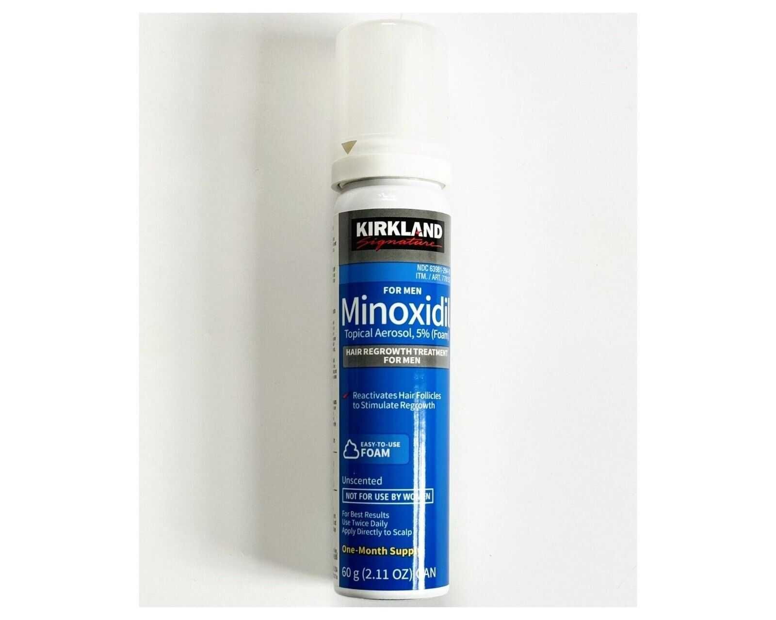 Миноксидил пенка Kirkland Signature 5% (foam) Minoxidil