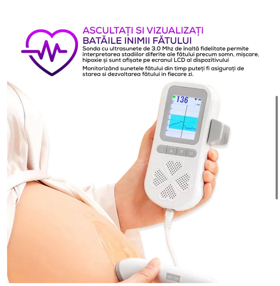 Monitor Fetal Doppler Pentru Gravide