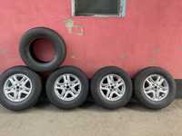 Jante aliaj 16 inch freelander 2 cu anvelope 235-70-16 iarna