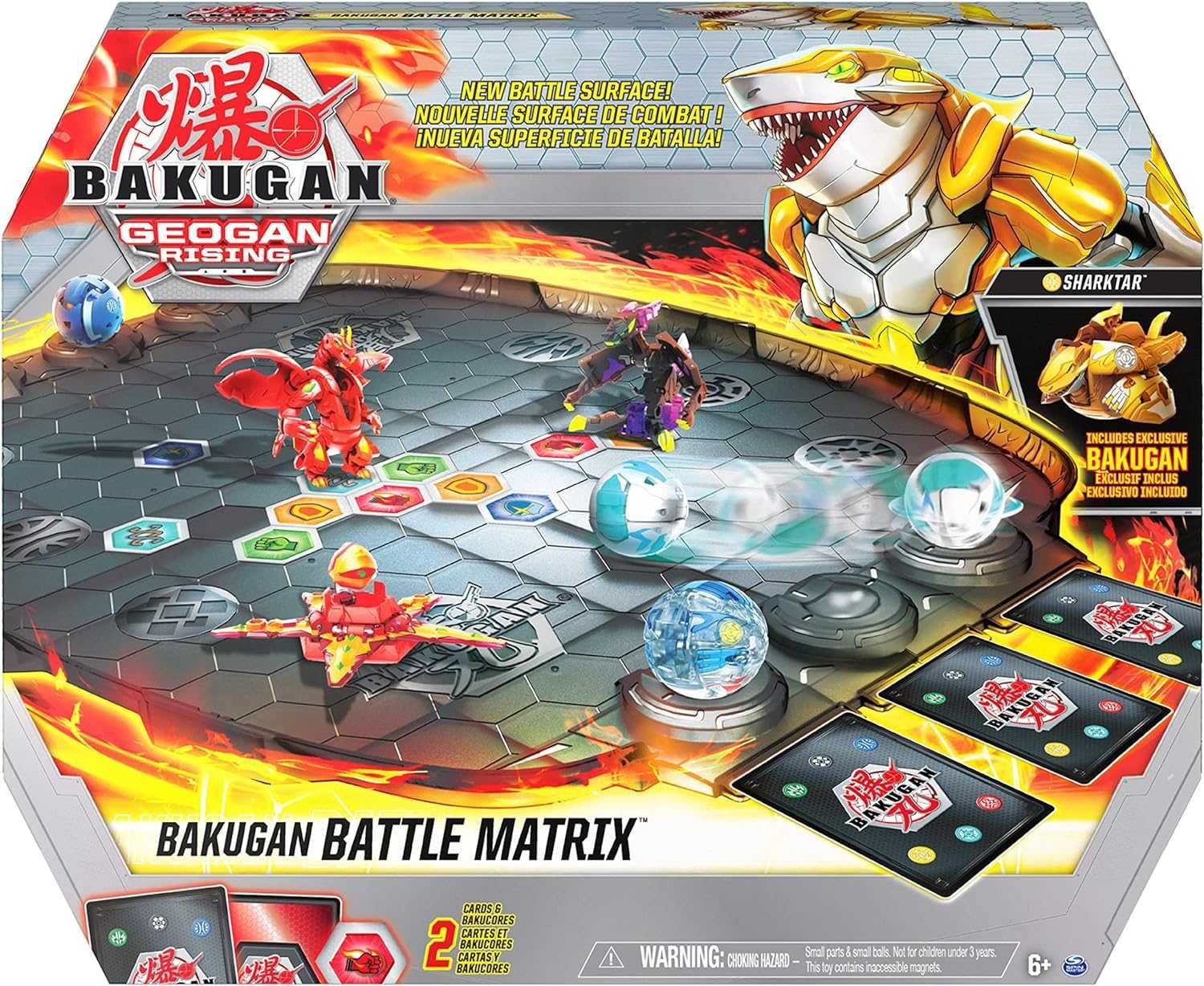 BAKUGAN Бойна арена с ексклузивно топче Geogan Rising Бакуган