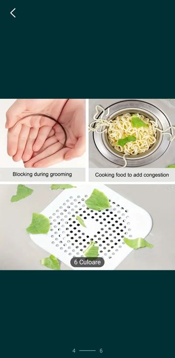 Filtru de păr 1 buc, filtru anti-blocare