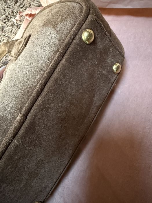 Велурена чанта Miu Miu