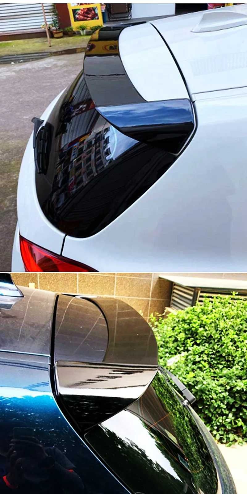 Eleron Luneta Lip Portbagaj Spoiler BMW Seria 1 E81 E87, Negru lucios