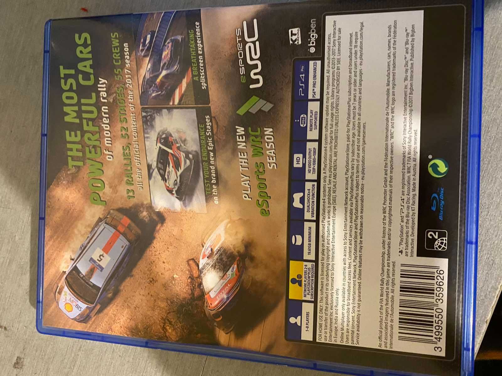 продавам игра WRC 7 за пс4/ps4