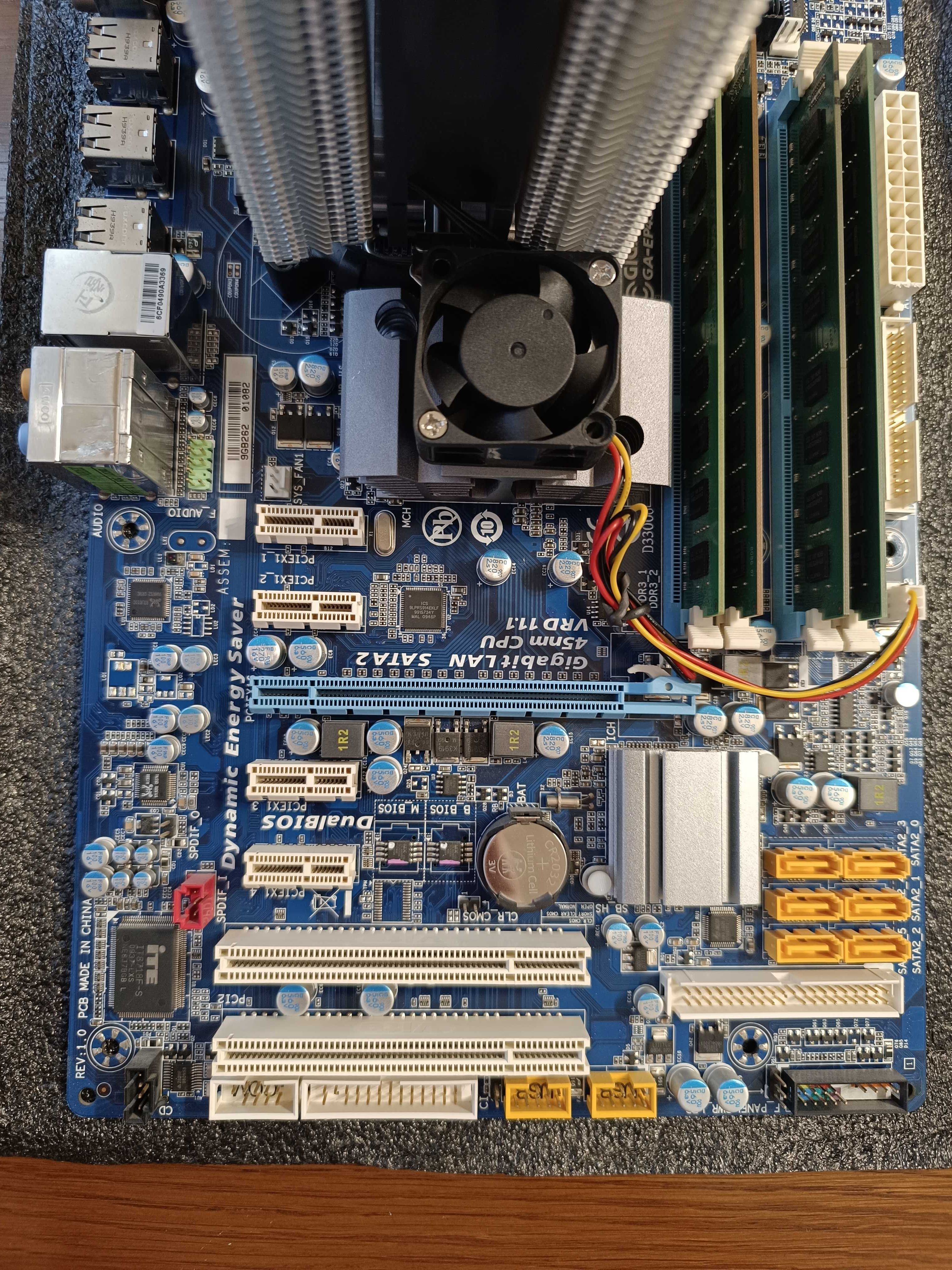 Комплект Материнская плата DDR3, XEON E5450, 16 GB (775 сокет)