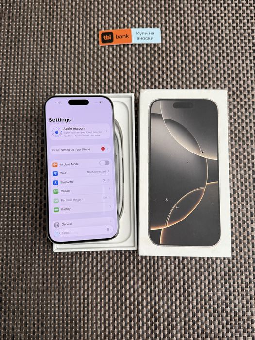 100%!ЛИЗИНГ*65лв/м iPhone 16 Pro Natural айфон 16 про