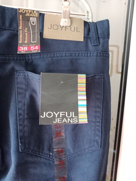 Blugi bărbați Jeans Joyful noi cu etichetă 38/54 Slim Fit, 102cm/114cm