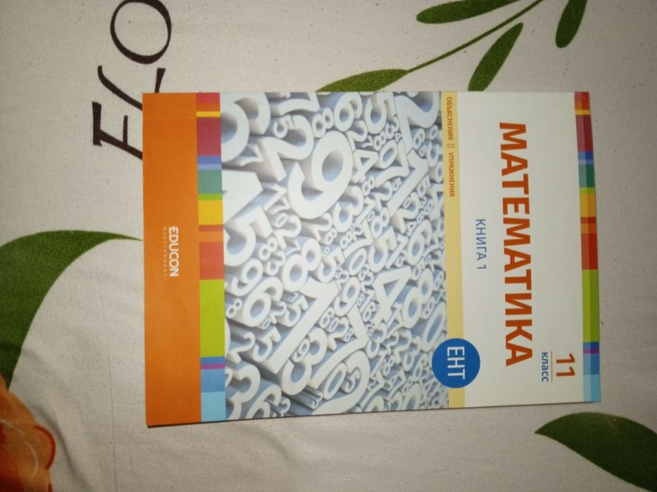 Книги для подготовки к ент, математика и геометрия