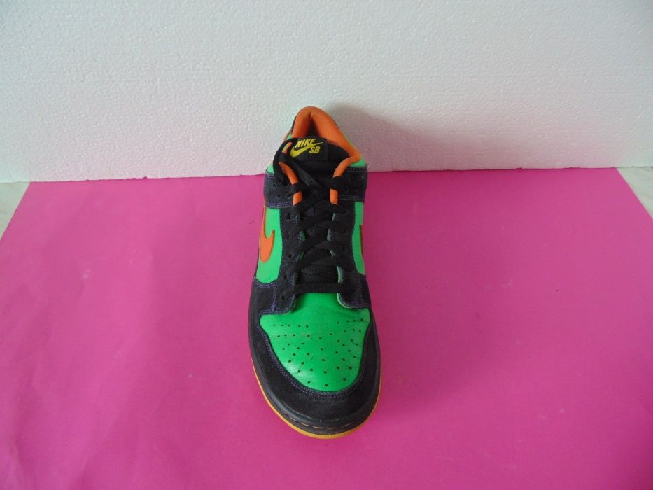 Nike Sb Dunk Low Green Spark Hoop Orange номер 46 Оригинални кецове