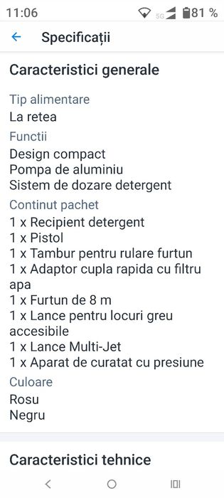 Vand aparat de spalat cu presiune Steinhaus PRO-HPC18+,1800 W 140 bari