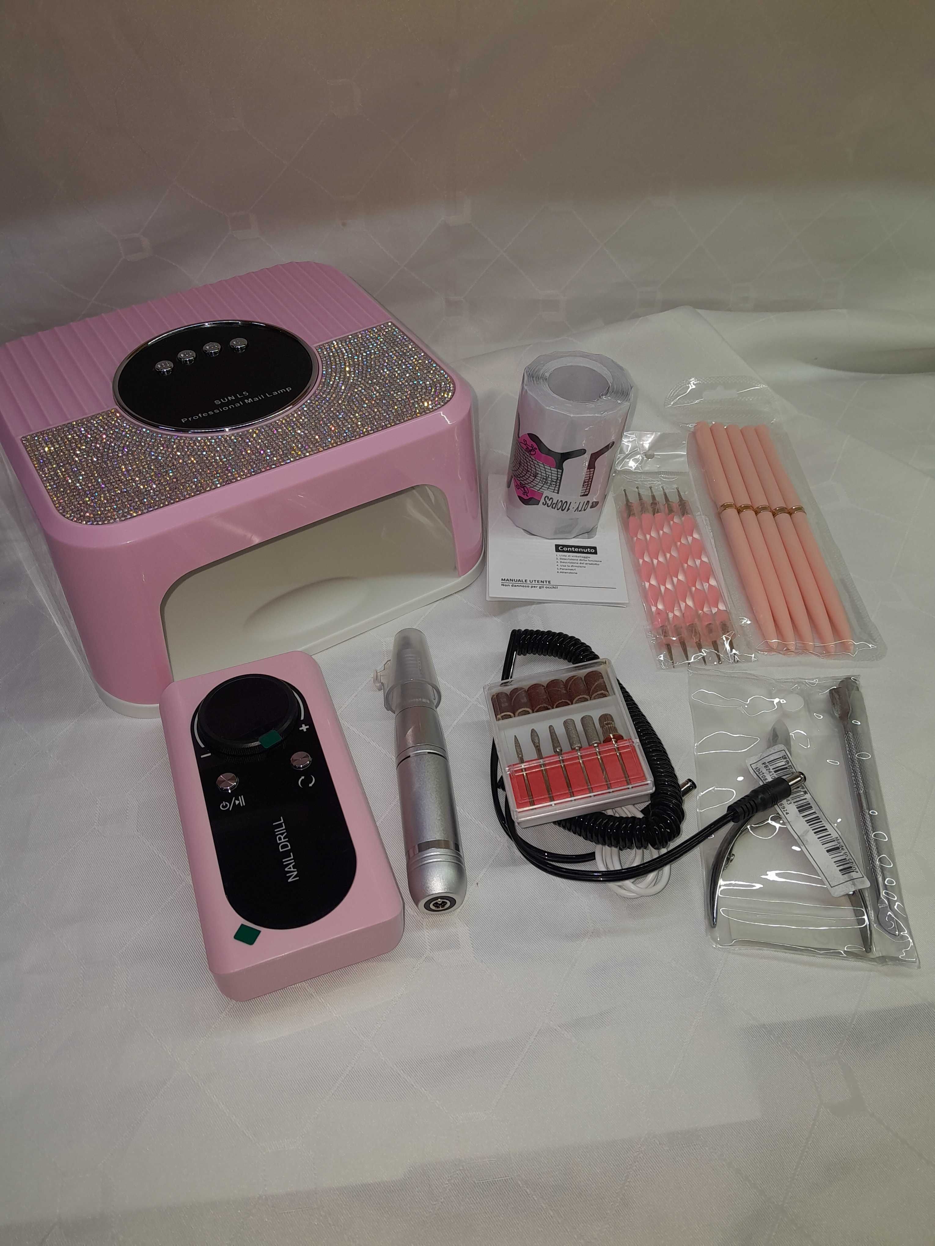КОМПЛЕКТ за гел лакиране PRINCESS nails starter pack ПРОМО цена