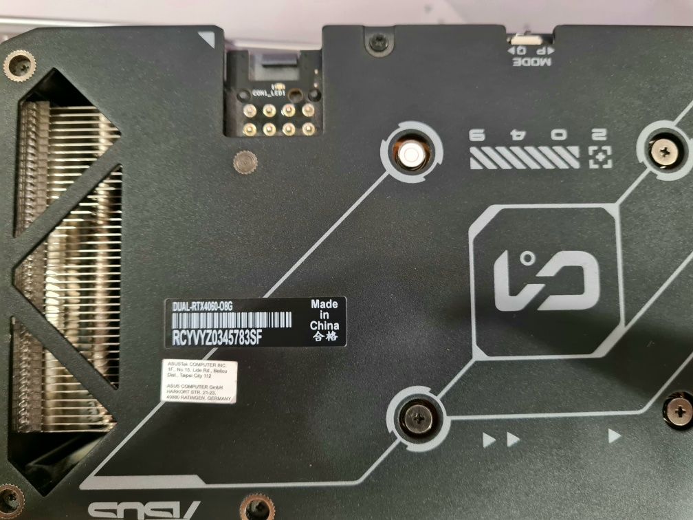 Видеокарта ASUS RTX 4060 Dual 8GB