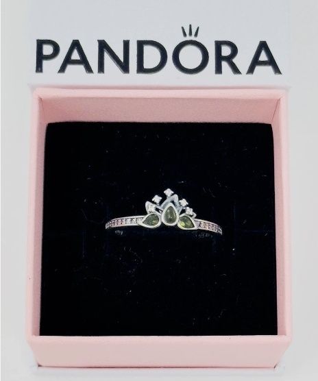 Inel Pandora argint 925 tiana disney princess printesa nufar si cutie