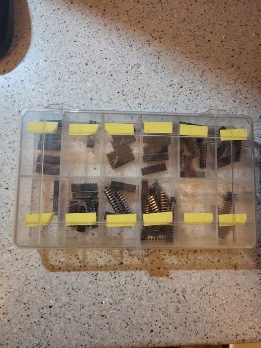 Set circuite integrate logice 74xx IC (TTL/LS/HC/F)  set 63buc