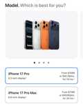Iphone 17 pro/17 pro max