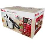 Oala sub presiune Tefal 6l, inox argintie cronometru sigilata in cutie