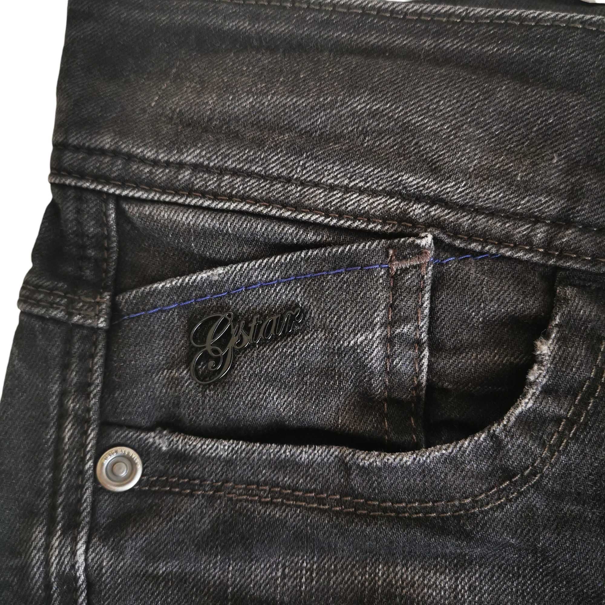 G-Star дамски дънки, черни, тесни, нови с етикет, номер 28, L2