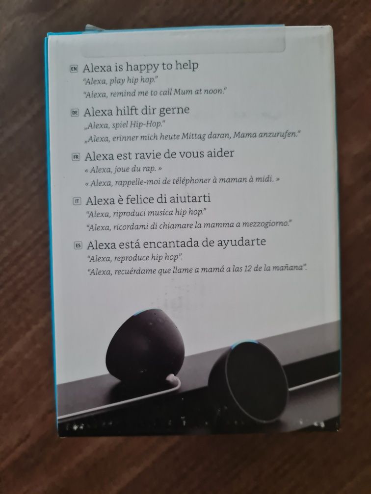 Смарт тонколона Amazon Echo Pop, Гласов контрол Alexa, W-Fi, Bluetooth