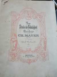 Partituri vechi de pian Ch. Mayer