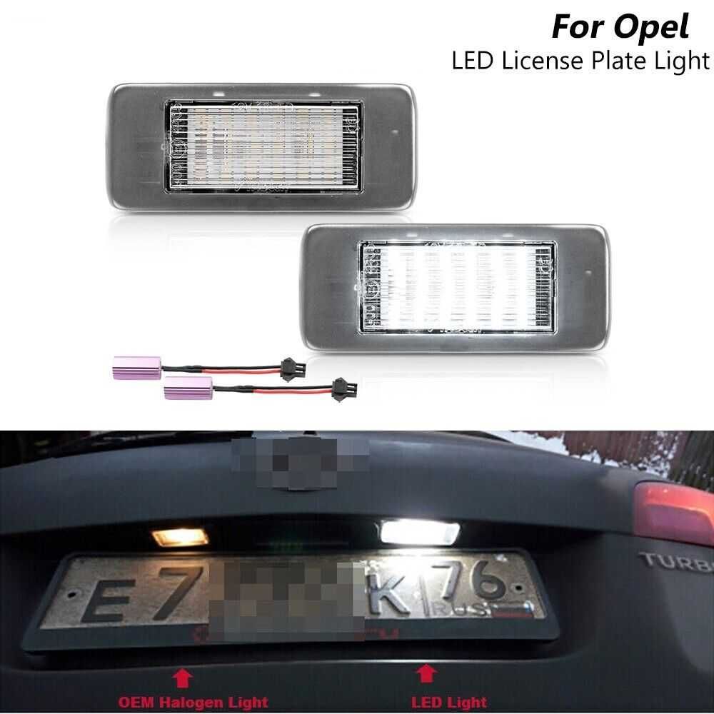 LED плафони регистрационен номер за Opel Astra J Zafira C