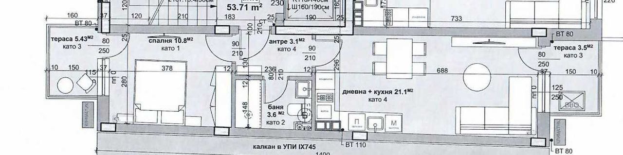 Продава се Двустаен апартамент в Стара Загора, Опълченски - 79 кв.м за 952 €/кв.м - Снимка #6
