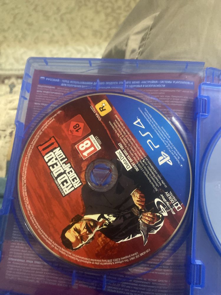 Red Dead Redemition 2 диск для Ps4/5