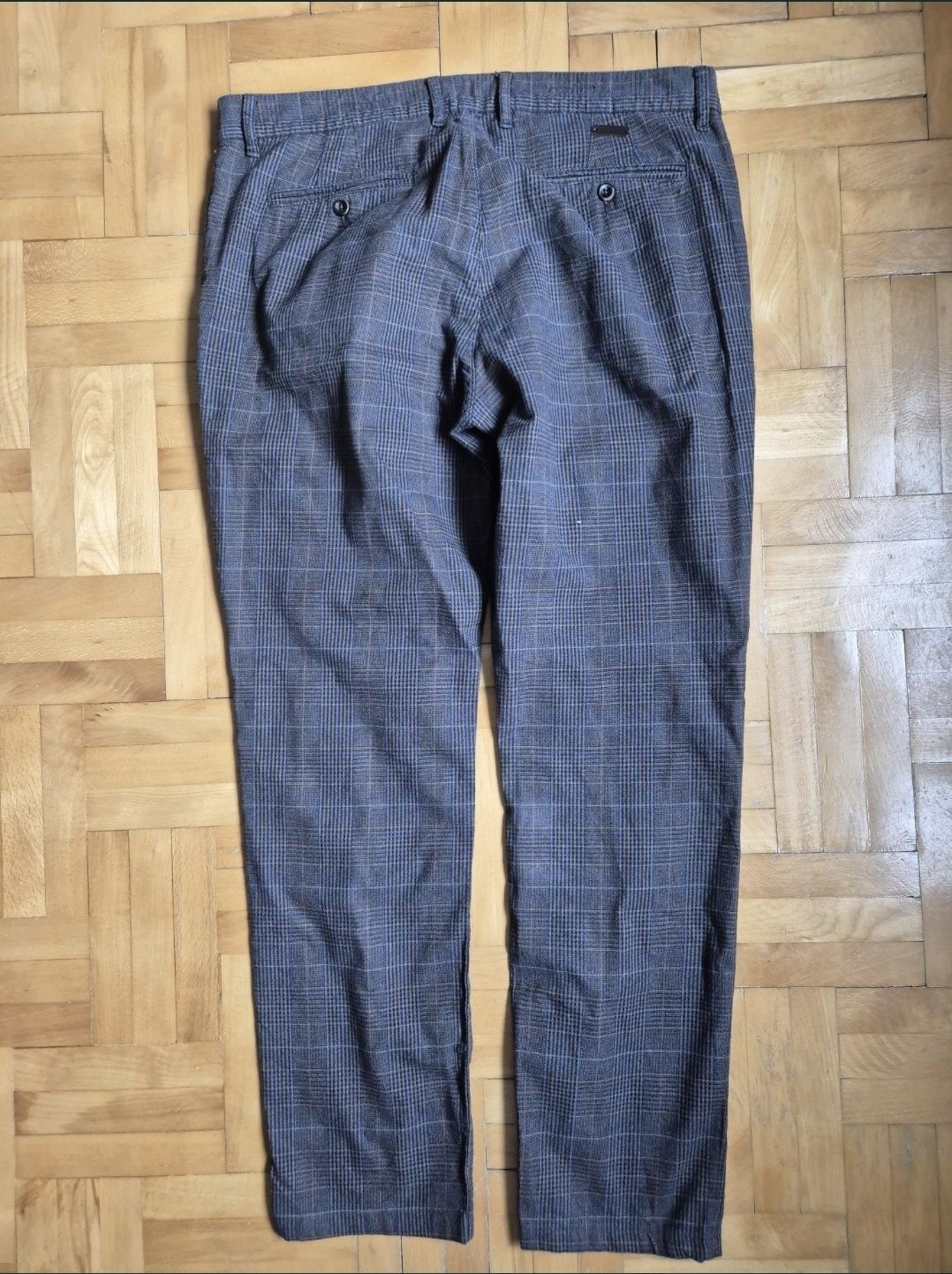 Pantaloni Bărbătești Alberto Lou-J Colour Check, Regular Fit - W36/L34