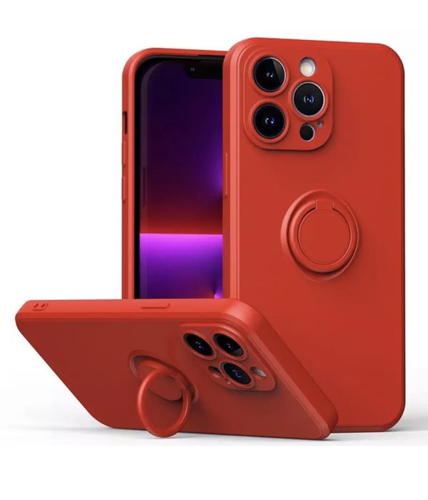 Iphone 14/PRO/MAX/PLUS Husa Silicon Liquid Interior Soft Suport Deget